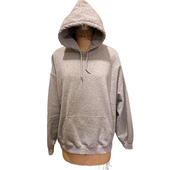 Gildan Other - Men's Gildan Heavy Blend Gray Pullover Fleece Hoodie Size XL
